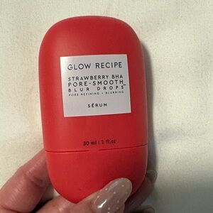 No Box- Glow Recipe Strawberry BHA Pore-Smooth Blur Drops Serum- 30 ml